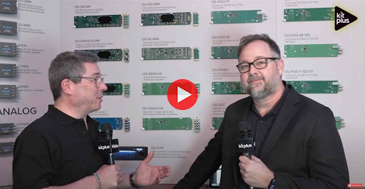 An In-Depth Look at AJA’s 4 Latest Flexible 12G openGear Cards at NAB 2024