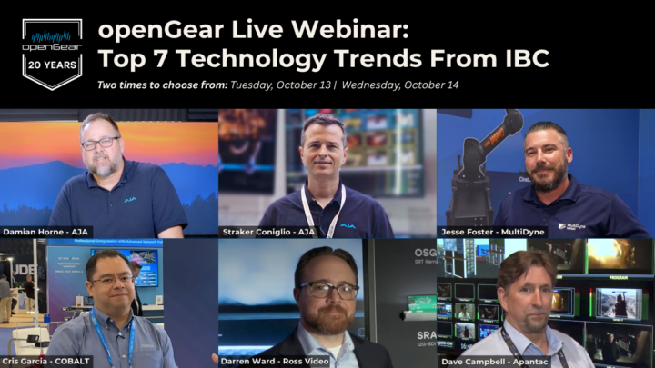 Watch the openGear Webinar: Top 7 Signal Processing Tech Trends of 2026-2027